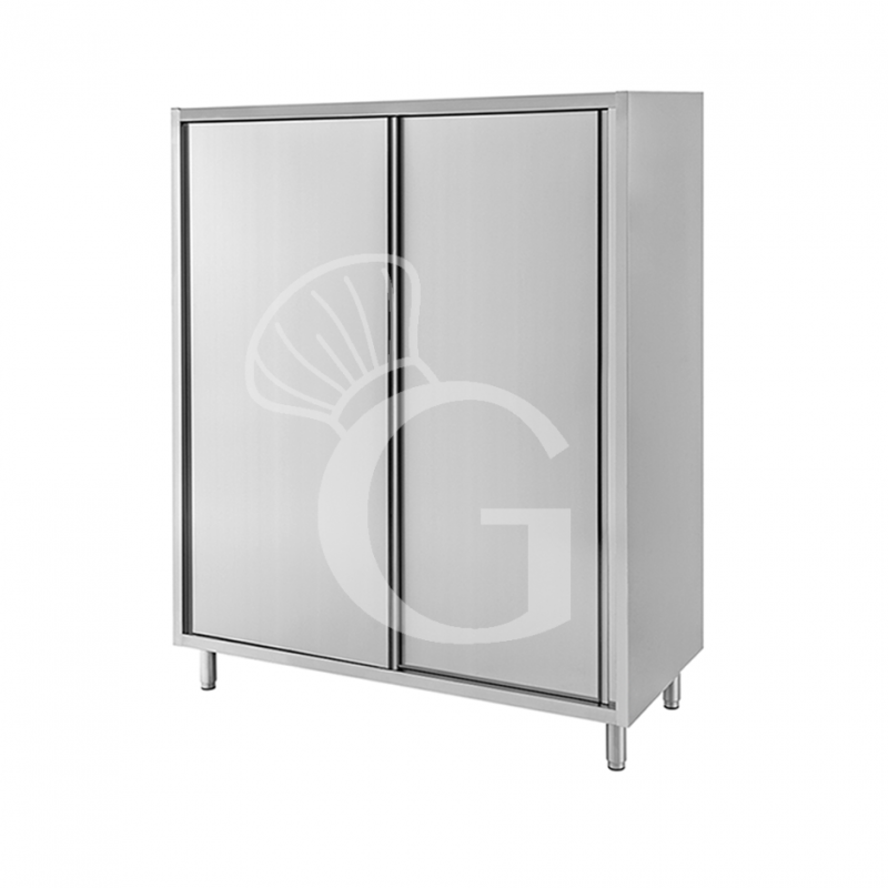 Armadio inox porte scorrevoli misure 1400x600x1800mm Armadio inox porte scorrevoli misure 1400x600x1800mm