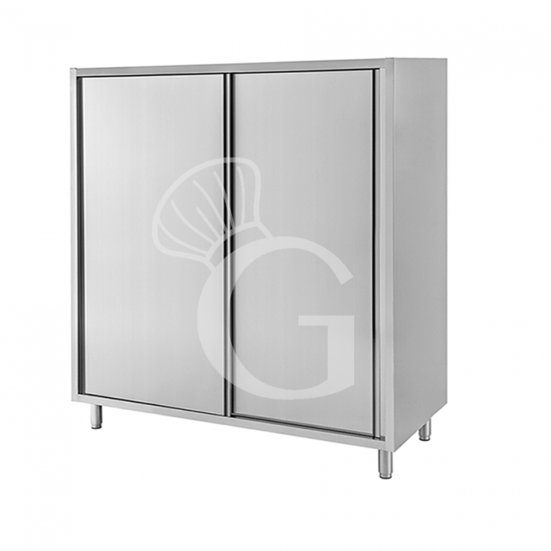 Armadio inox porte scorrevoli misure 1600x600x1800mm Armadio inox porte scorrevoli misure 1600x600x1800mm