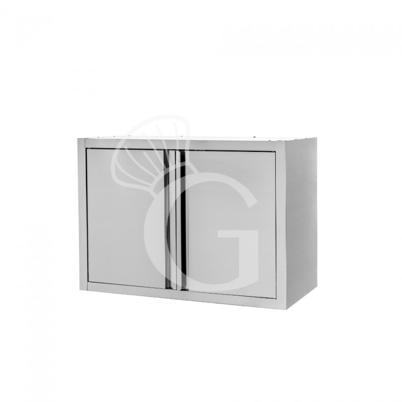 Pensile inox 2 porte battenti, misure 800x400xH660mm