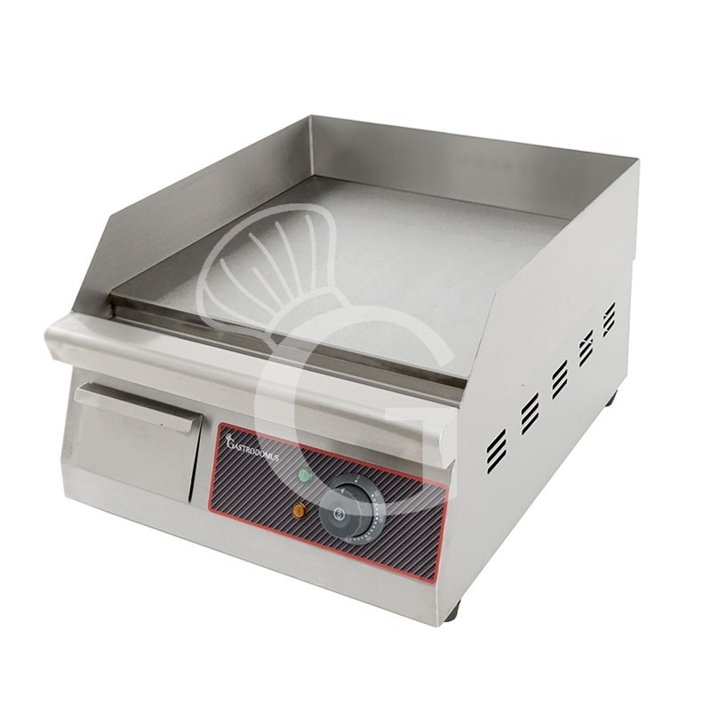 Fry Top elettrico da banco piastra liscia singola 3000 W Monofase
