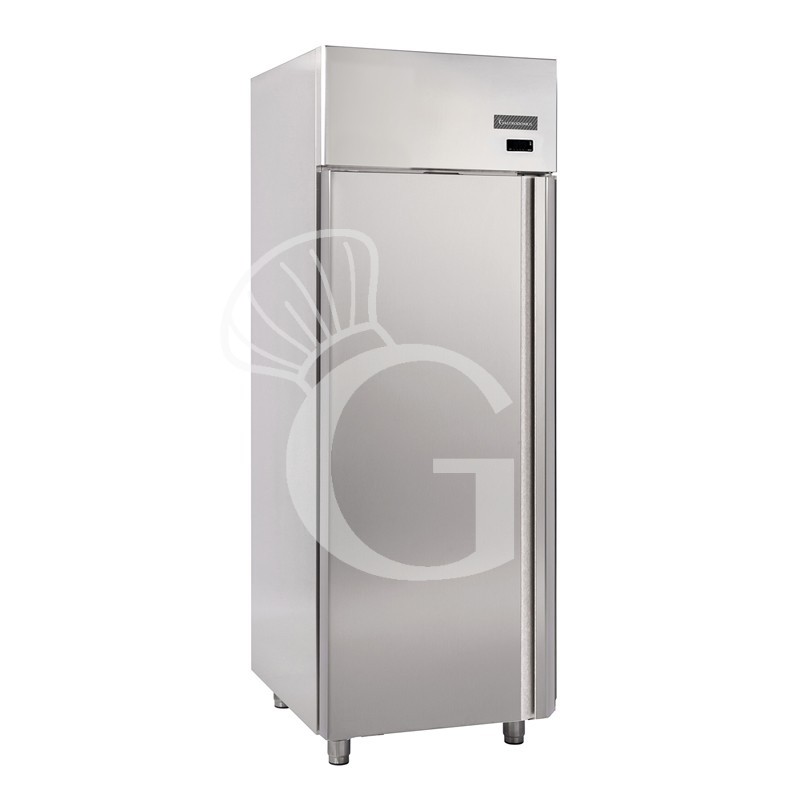 Armadio refrigerato in acciaio inox ventilato capacità 600 Lt e temperatura -2°/+10°C