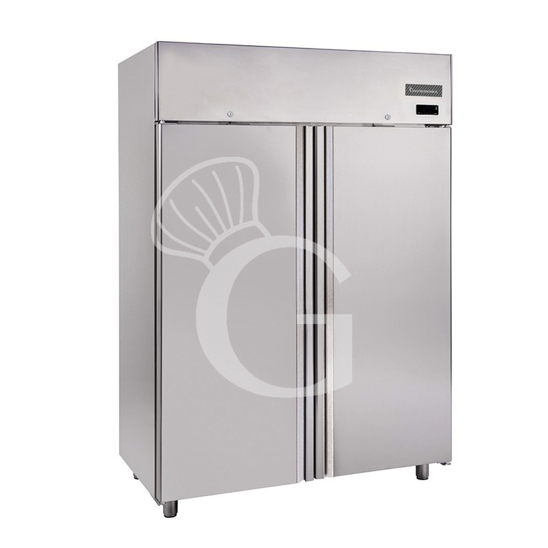 Armadio refrigerato in inox 2 porte ventilato capacità 1200 Lt e temperatura -2/+10°C