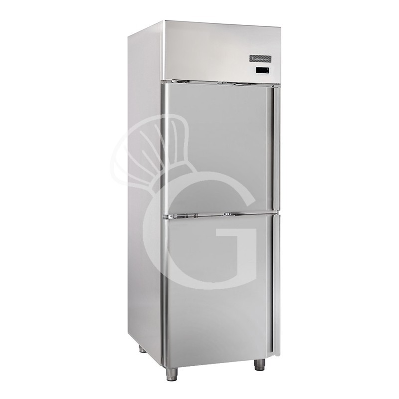 Frigo professionale ventilato per carne 2 porte con temperatura -2/+10°C e capacità 700 LT