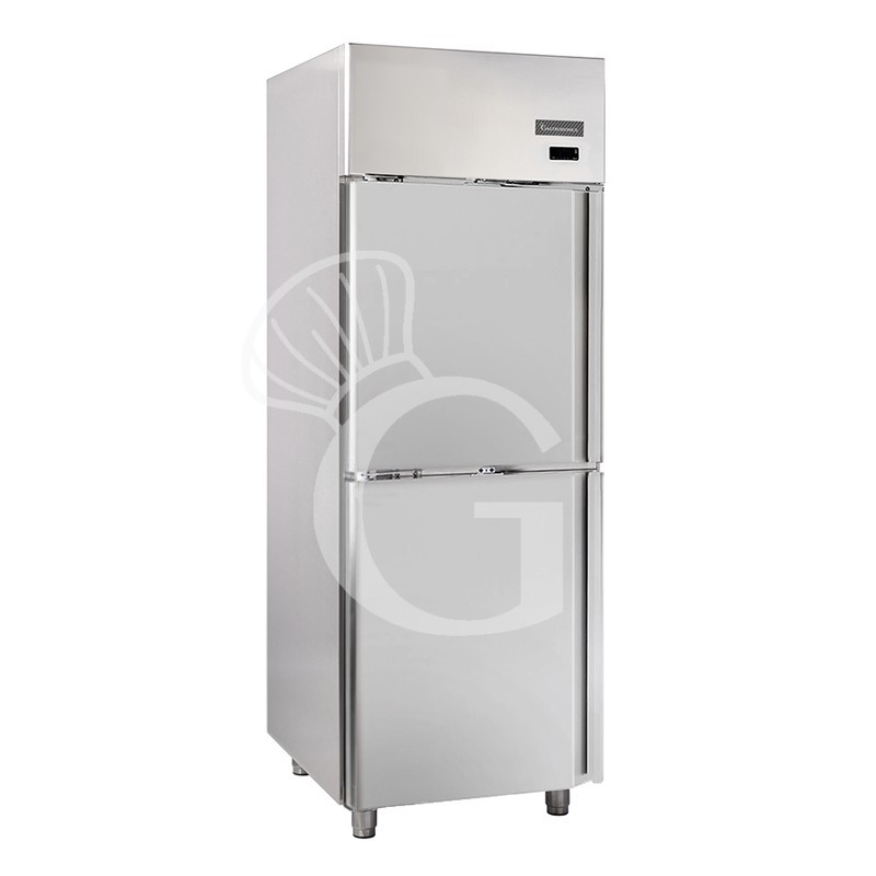 Armadio refrigerato ventilato per pesce 2 porte con temperatura -5/+10°C e capacità 700 LT