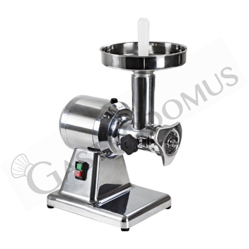 Tritacarne monofase gruppo macinazione inox 160 kg/h - L 250 mm x P 400 mm x H 500 mm Tritacarne monofase gruppo macinazione inox 160 kg/h - L 250 mm x P 400 mm x H 500 mm