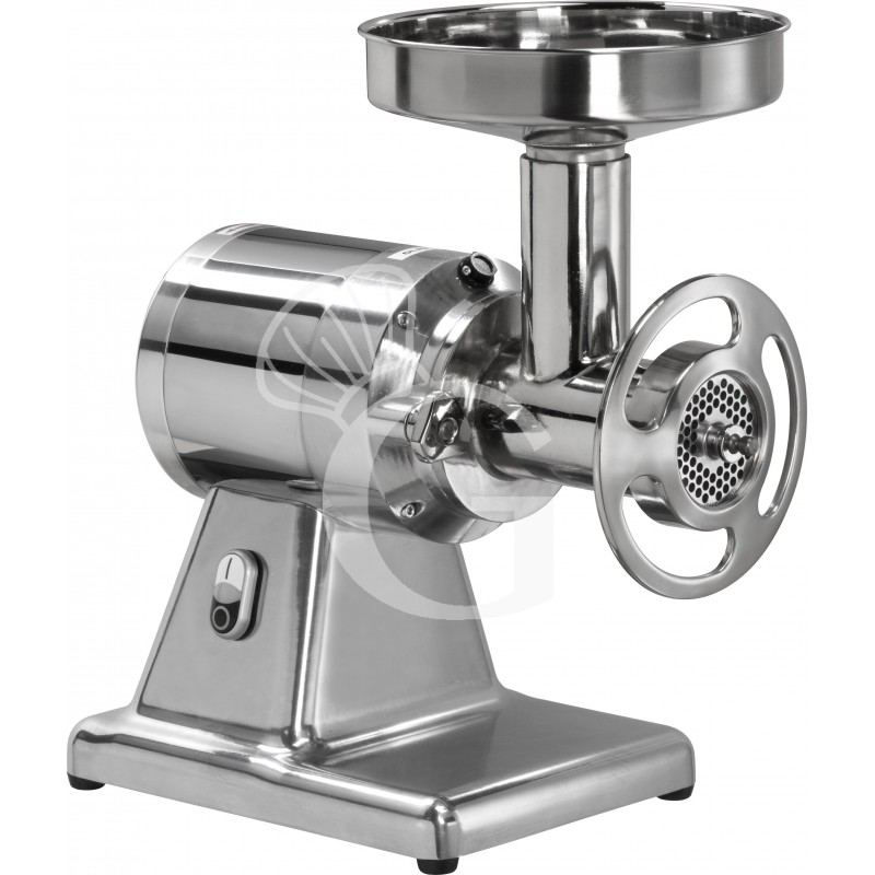 Tritacarne trifase gruppo macinazione alluminio 150/250kg/h - L 450 mm x P 290 mm x H 520 mm Tritacarne trifase gruppo macinazione alluminio 150/250kg/h - L 450 mm x P 290 mm x H 520 mm
