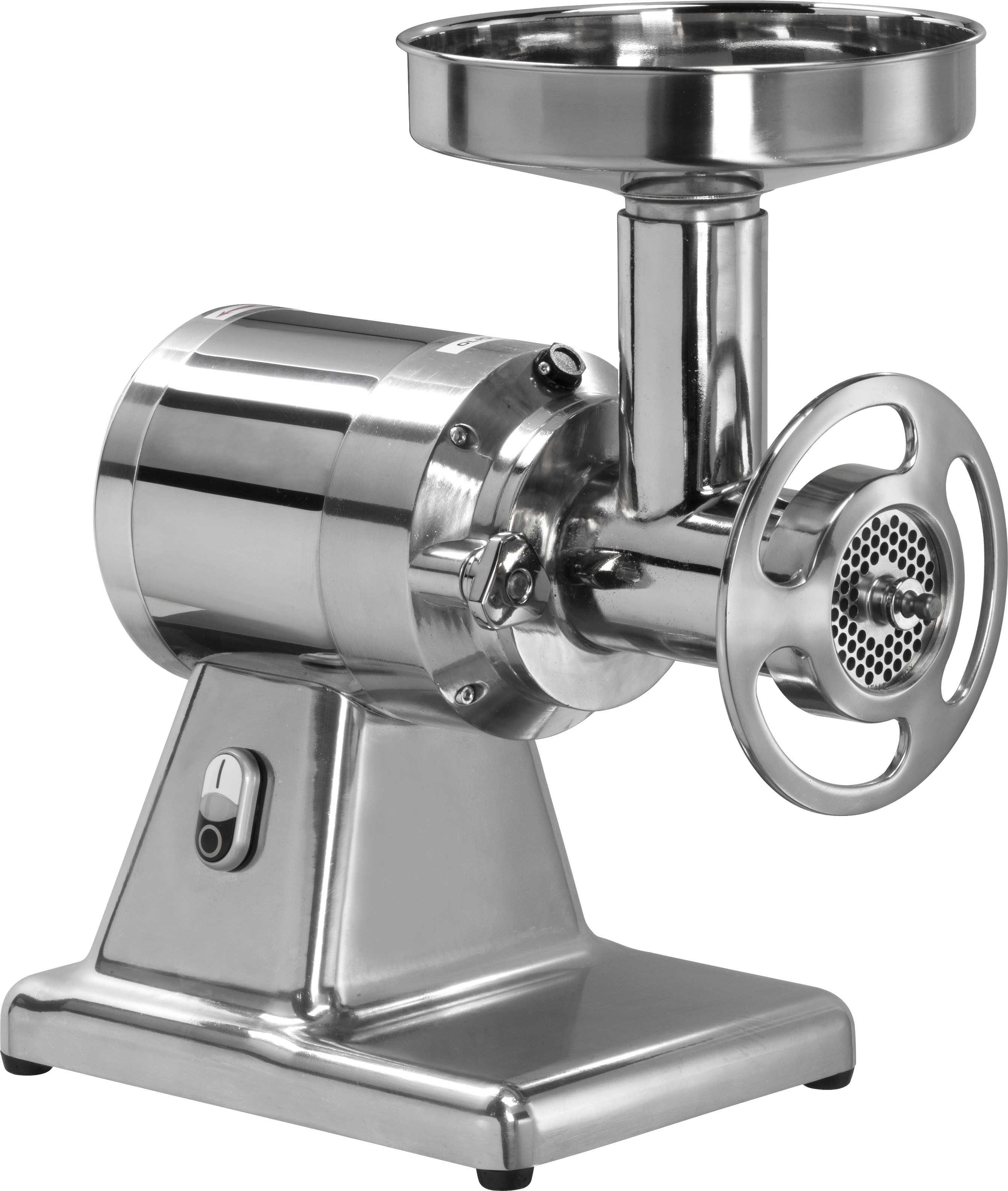 Tritacarne monofase gruppo macinazione inox 150/250kg/h - L 450 mm x P 290 mm x H 520 mm