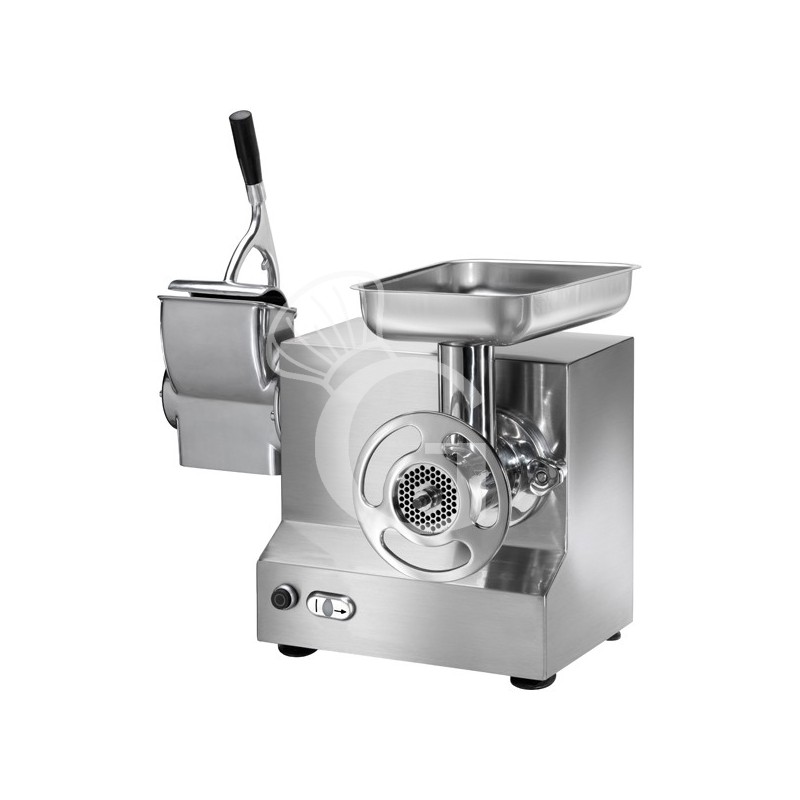 Tritacarne Grattugia Monofase gruppo macinazione inox produzione 150/250 Kg/h L 560 mm x P 430 mm x H 480/650 mm Tritacarne Grattugia Monofase gruppo macinazione inox produzione 150/250 Kg/h L 560 mm x P 430 mm x H 480/650 mm