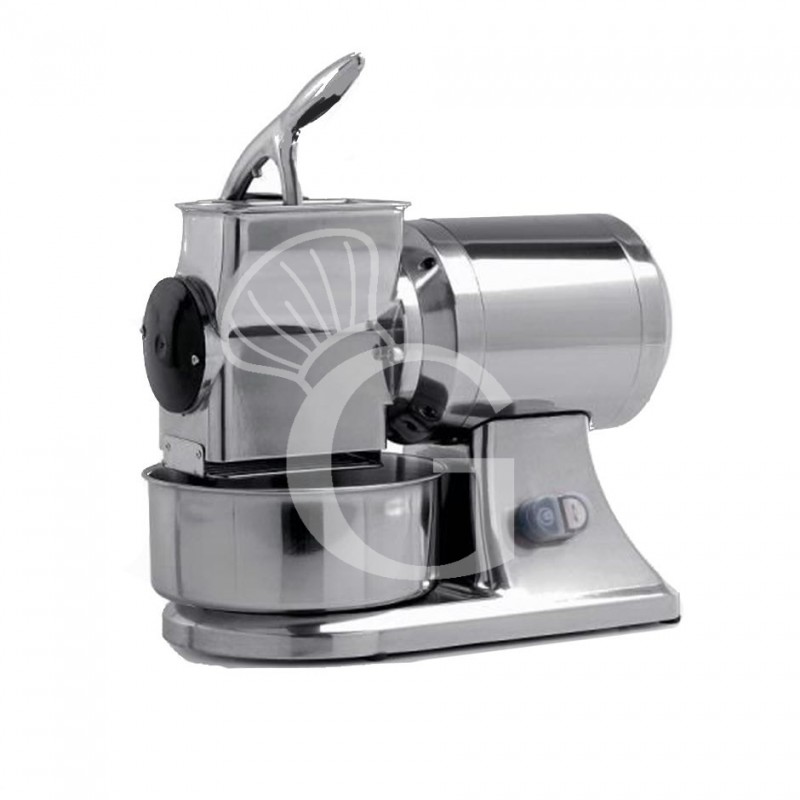 Grattugia Monofase freno motore rullo in acciaio produzione 70 Kg/h L 540 mm x P 220 mm x H 380 mm Grattugia Monofase freno motore rullo in acciaio produzione 70 Kg/h L 540 mm x P 220 mm x H 380 mm