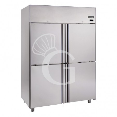 Armadio refrigerato ventilato per carne 4 porte con temperatura -2/+10°C e capacità 1400 LT Armadio refrigerato ventilato per carne 4 porte con temperatura -2/+10°C e capacità 1400 LT