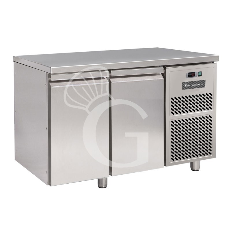 Tavolo Refrigerato 2 porte Prof. 800 mm 0°C/+10°C classe energetica A