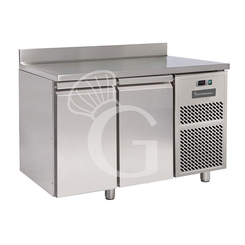 Tavolo Refrigerato 2 porte alzatina Prof. 800 mm 0°C/+10°C classe energetica A