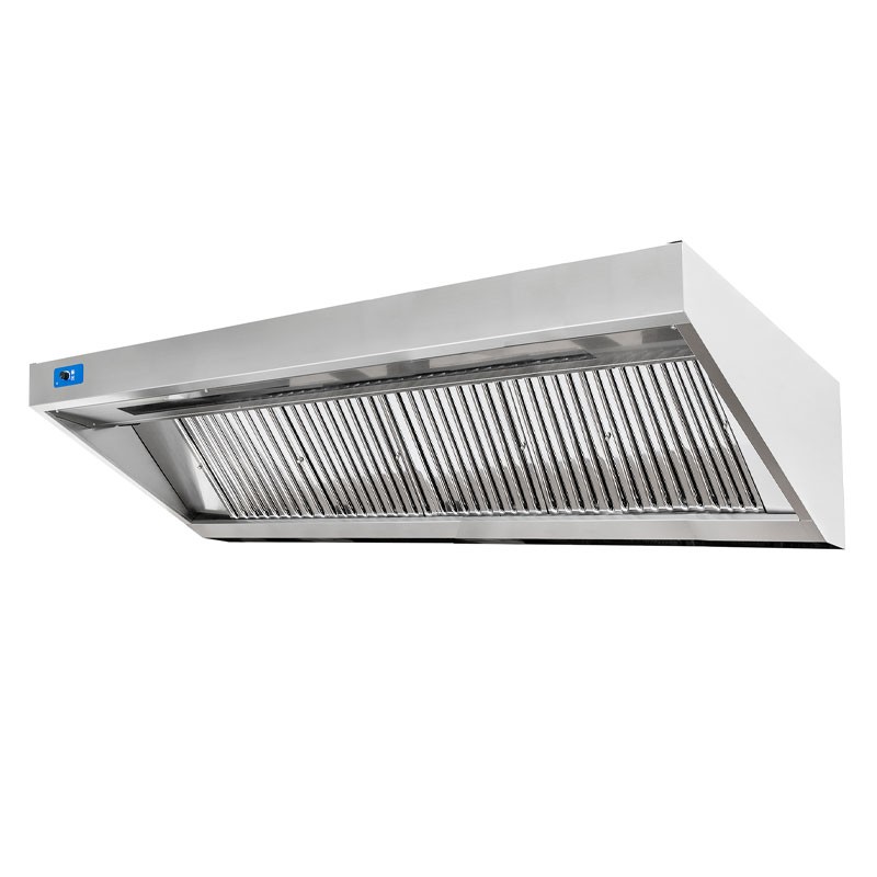 Cappa Snack a parete senza motore L2400xP700xH450mm