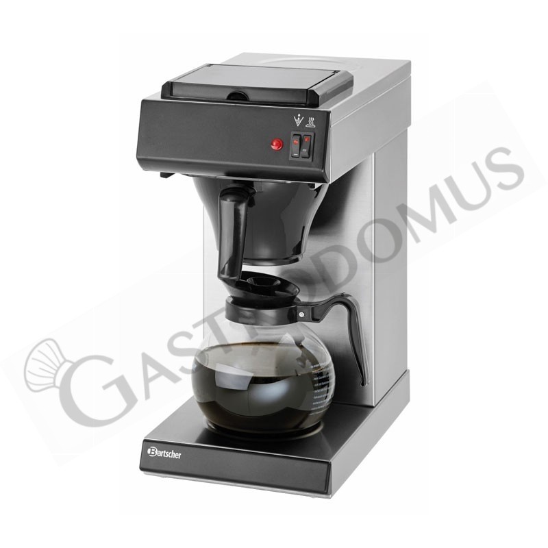 Macchina per Caffè americano in acciaio inox doppio ripiano riscaldante 1 -  mod. COMA1000