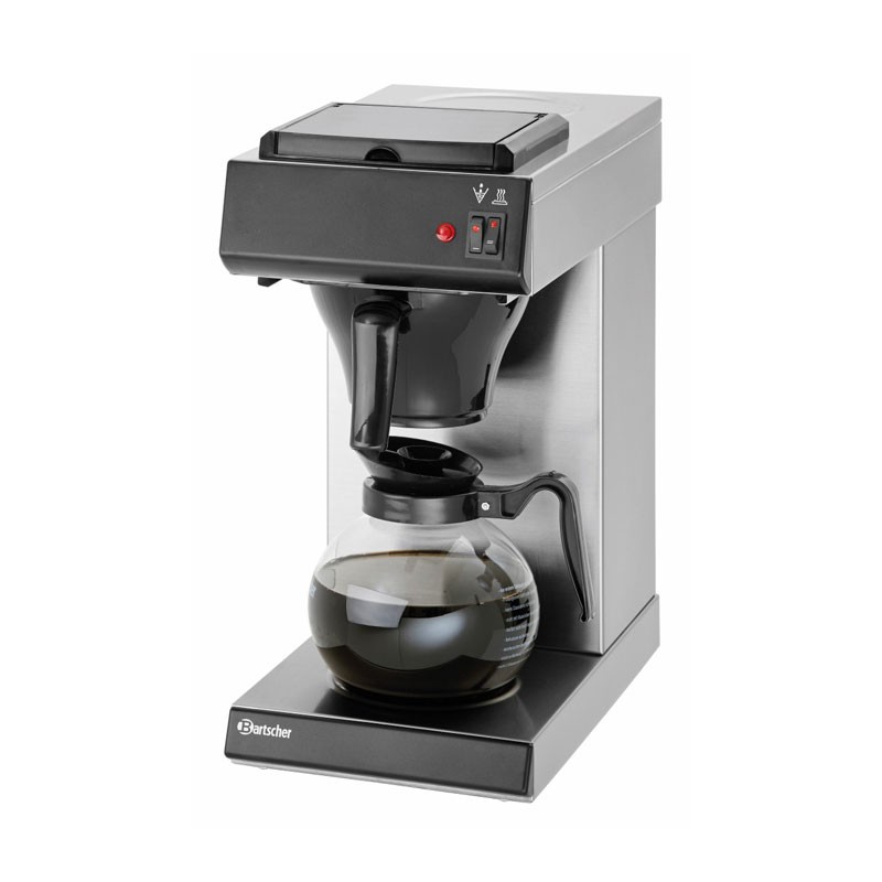 Macchina per Caffè in acciaio inox doppio ripiano riscaldante 1,6 LT