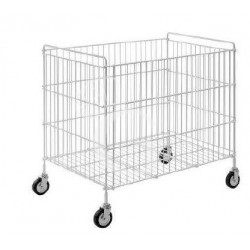 Cesto pieghevole plastificato - L 800 mm x P 520 mm x H 720 mm