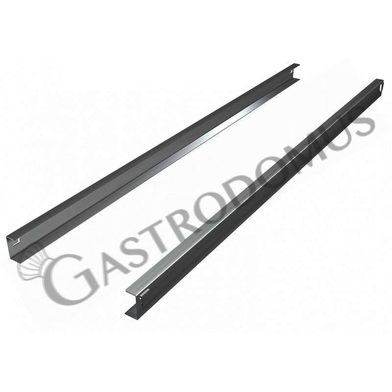 Coppia guide inox a U per armadi frigo 700/1400 litri GOLD Coppia guide inox a U per armadi frigo 700/1400 litri GOLD