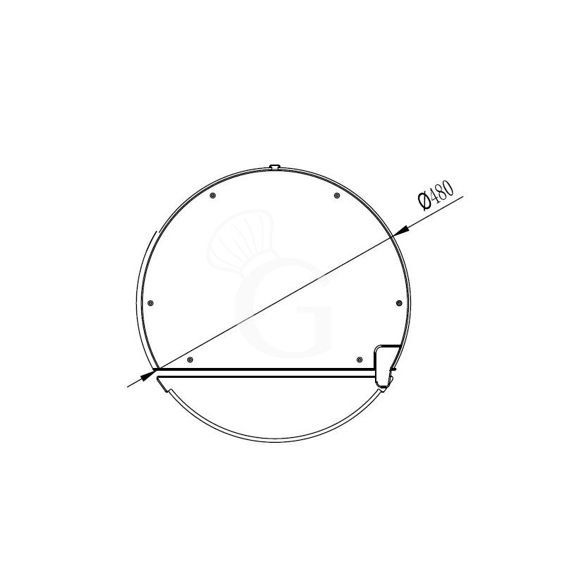 Vetrina Pasticceria Refrigerata Ventilato 100 LT +2°C/+8°C