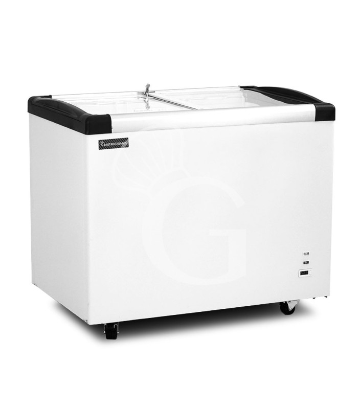 Congelatore a pozzetto refrigerazione statica, 273 litri e temperatura - 18°C