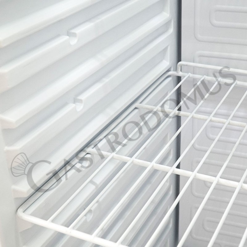 Armadio refrigerato statico con porta vetro, temperatura -2°C/+8°C e capacità 330 LT