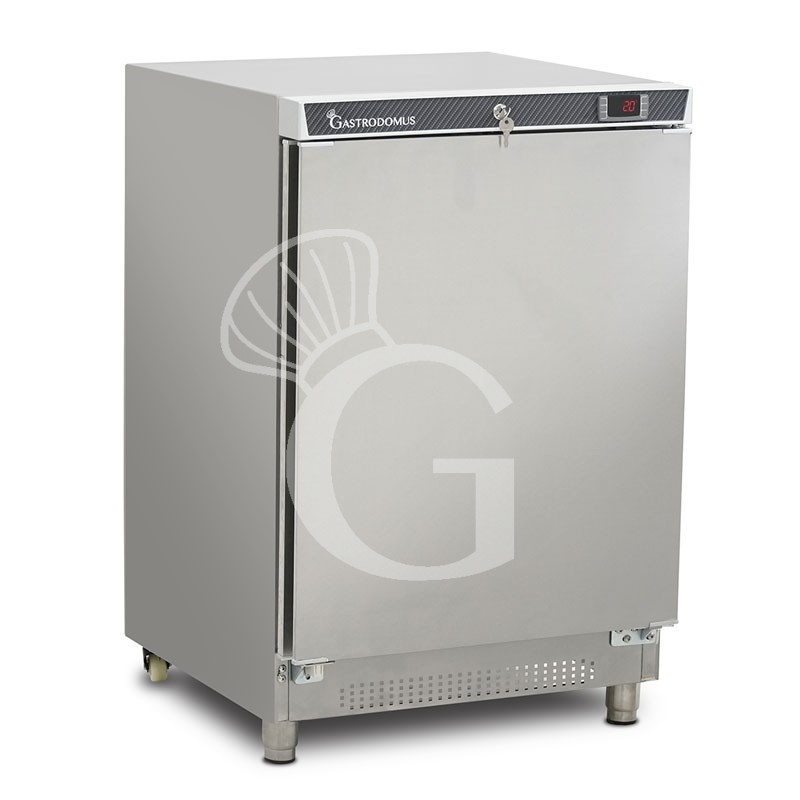 Armadio congelatore statico, temperatura -18°C/-22°C e capacità 120 LT realizzato in INOX