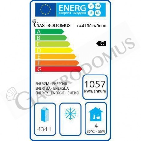 Kühltisch, 3 Türen, 3 Schubladen, Tiefe 700 mm, -2°C/+8°C Kühltisch, 3 Türen, 3 Schubladen, Tiefe 700 mm, -2°C/+8°C