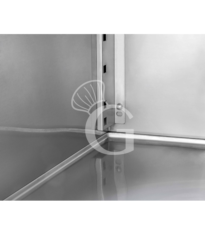 Tavolo frigo con 2 porte e 4 cassetti, Prof. 700 e temperatura -2°C/+8°C
