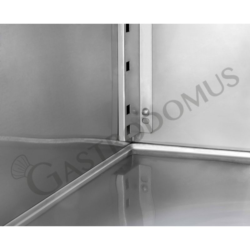 Tavolo frigo con 1 porta e 9 cassetti, Prof. 700 e temperatura -2°C/+8°C