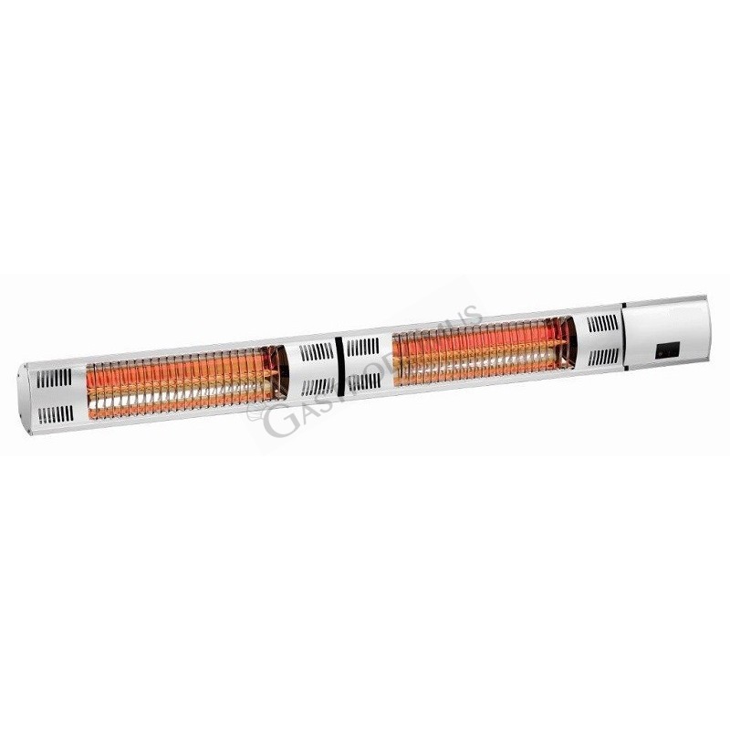 Riscaldatore elettrico ad infrarossi L 1050 mm x P 60 mm x H 100 mm
