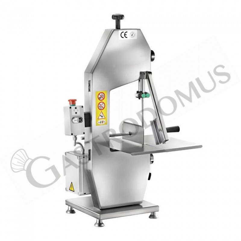 Segaossi a nastro - sviluppo lama 2020 mm - Monofase 230 V - alluminio anodizzato Segaossi a nastro - sviluppo lama 2020 mm - Monofase 230 V - alluminio anodizzato
