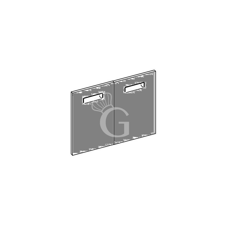 Anta battente doppia L 1000 H 705 mm Anta battente doppia L 1000 H 705 mm