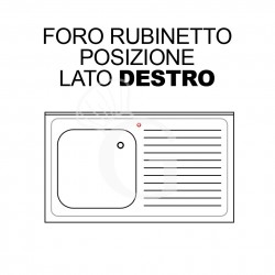 Foro rubinetto lato destro...
