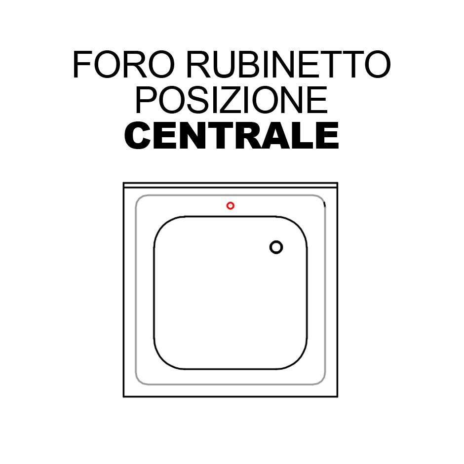 Foro rubinetto centrale