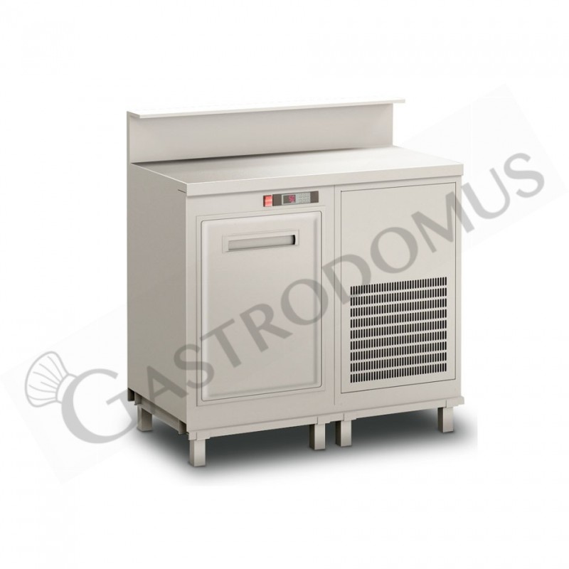 Banco bar refrigerato con motore incorporato, temperatura +4°C/+8°C, L 1044 mm x P 550 mm x H 920 mm