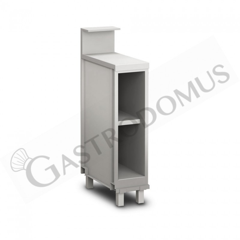 Banco bar neutro a giorno L 250 mm x P 670 mm x H 935 mm Banco bar neutro a giorno L 250 mm x P 670 mm x H 935 mm
