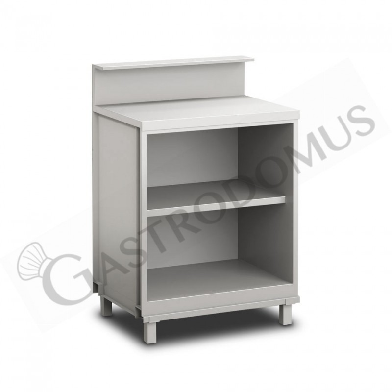 Banco bar neutro a giorno L 750 mm x P 550 mm x H 935 mm Banco bar neutro a giorno L 750 mm x P 550 mm x H 935 mm