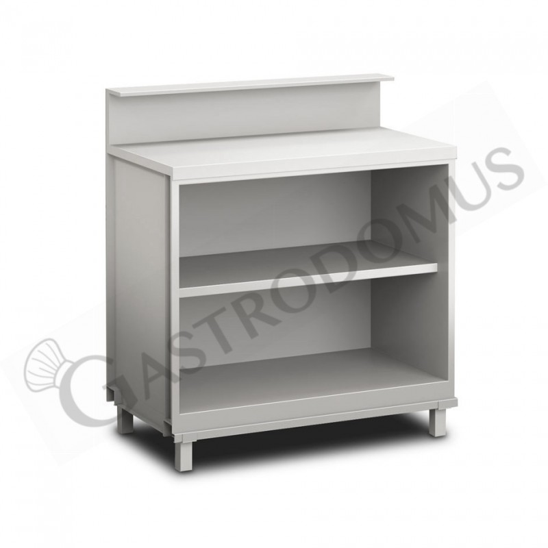 Banco bar neutro a giorno L 1000 mm x P 670 mm x H 935 mm Banco bar neutro a giorno L 1000 mm x P 670 mm x H 935 mm