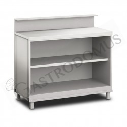 Banco bar neutro a giorno L 1250 mm x P 550 mm x H 935 mm