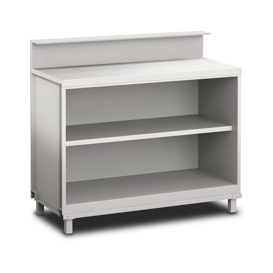 Banco bar neutro a giorno L 1250 mm x P 550 mm x H 935 mm