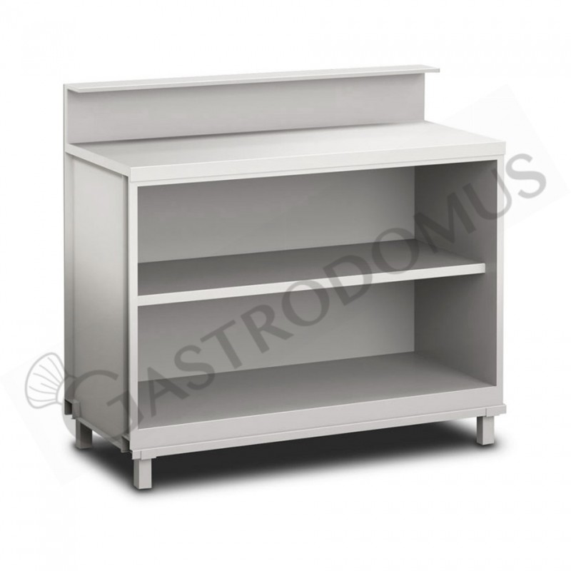 Banco bar neutro a giorno L 1250 mm x P 670 mm x H 935 mm Banco bar neutro a giorno L 1250 mm x P 670 mm x H 935 mm