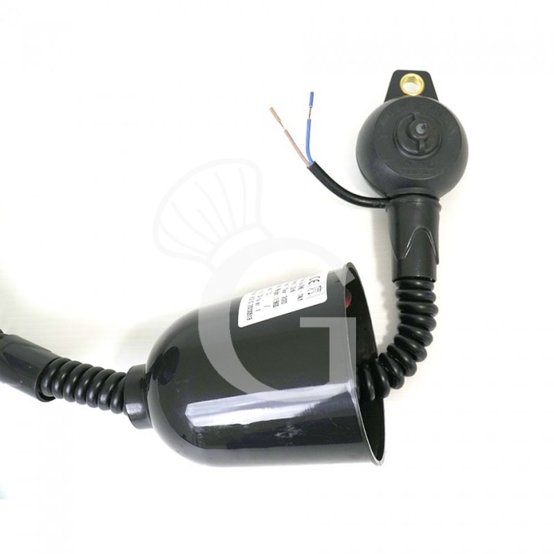 Lampada riscaldante color nero diametro 175 mm luce bianca
