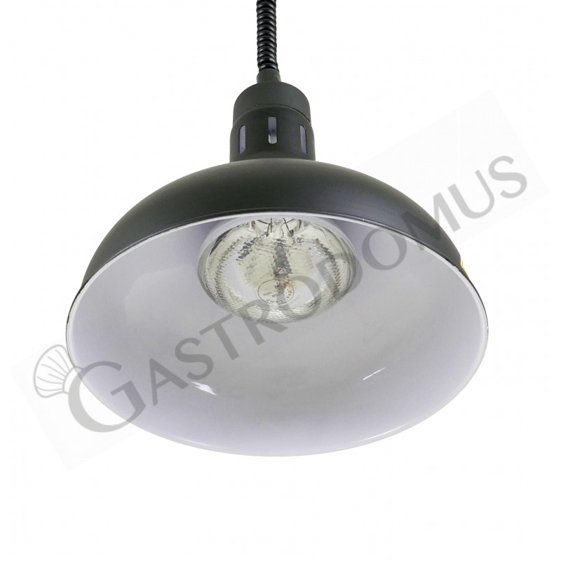Lampada riscaldante color nero diametro 290 mm luce bianca