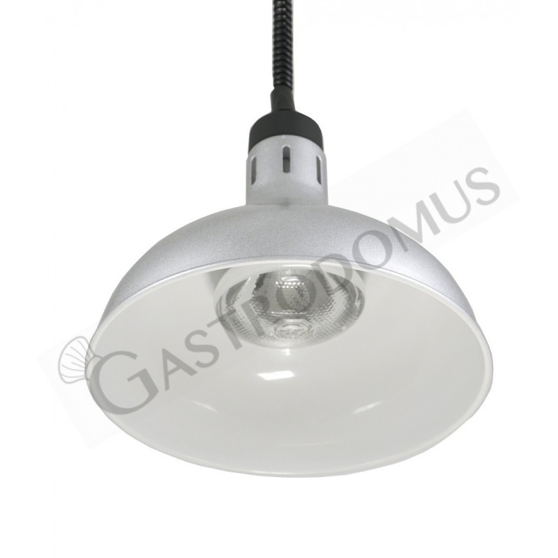 Lampada riscaldante color argento diametro 290 mm luce bianca