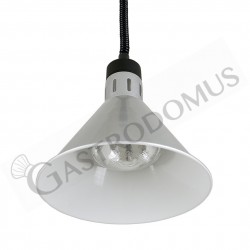 Lampada riscaldante color rame diametro 270 mm luce bianca - mod. LS-R