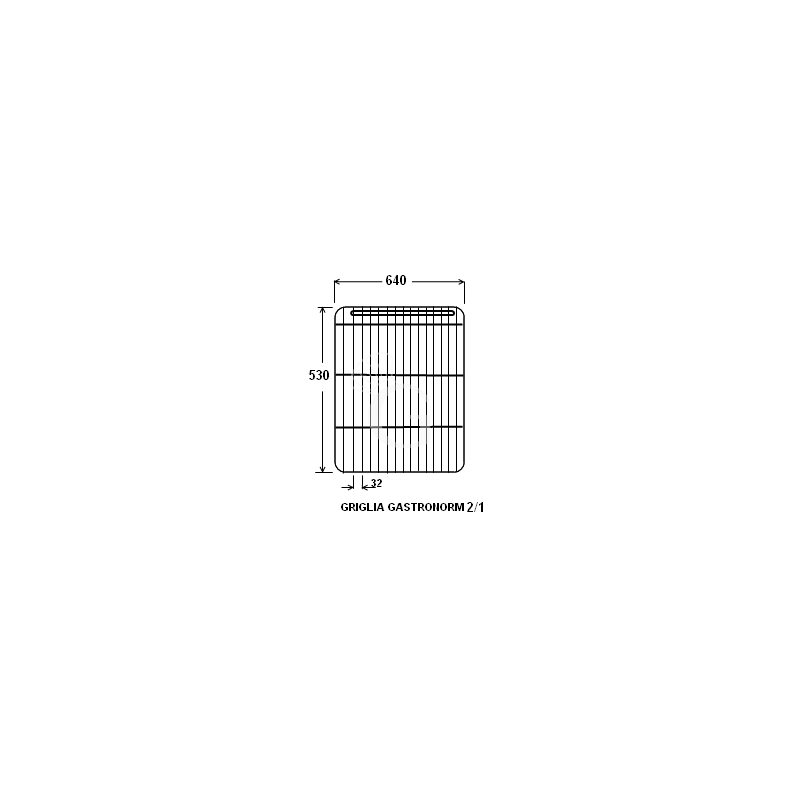 Carrello portapiatti riscaldato con 10 griglie verniciate GN 2/1 L 750 mm x P 780 mm x H 1770 mm