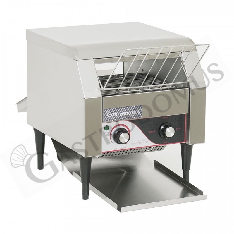 Tostapane elettrico a ciclo continuo per toast, produzione 300 fette ora, potenza 2200 W