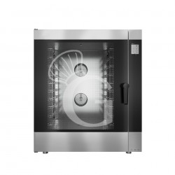 Forno a gas convezione-vapore-misto, touch screen, per 10 teglie GN1/1 o 600x400 mm con lavaggio automatico