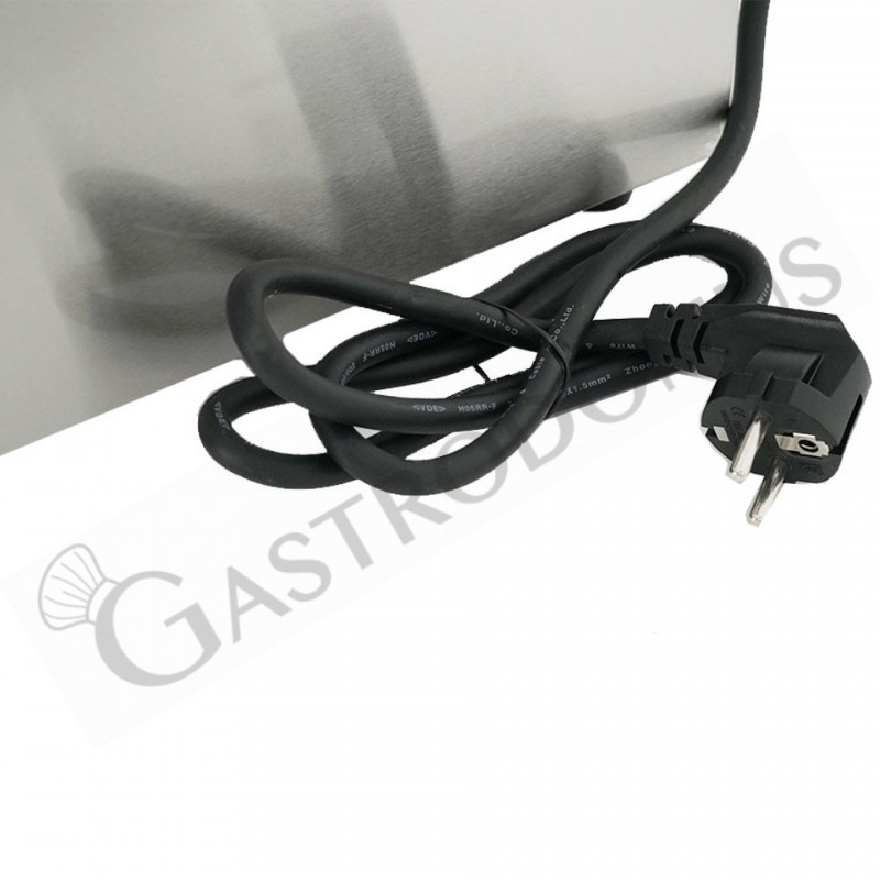 Friggitrice elettrica da banco con 1 vasca capacità 4 LT, 1800 W, Monofase, particolare spina schuko