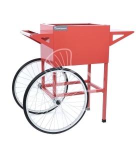 Carrello per macchina per pop corn - L 720 mm x P 550 mm x H 620 mm