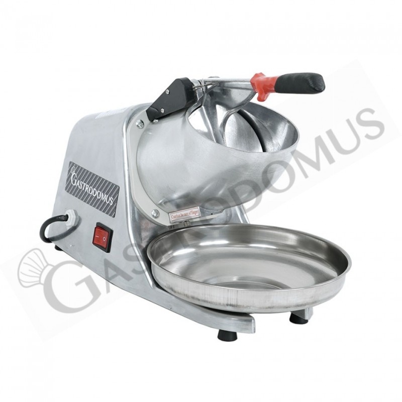 Tritaghiaccio professionale monofase con capacità 65 Kg/h e potenza 0,3 Kw Tritaghiaccio professionale monofase con capacità 65 Kg/h e potenza 0,3 Kw